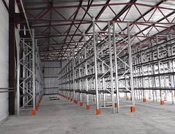 "Элсиб": паллетные стеллажи на зацепах